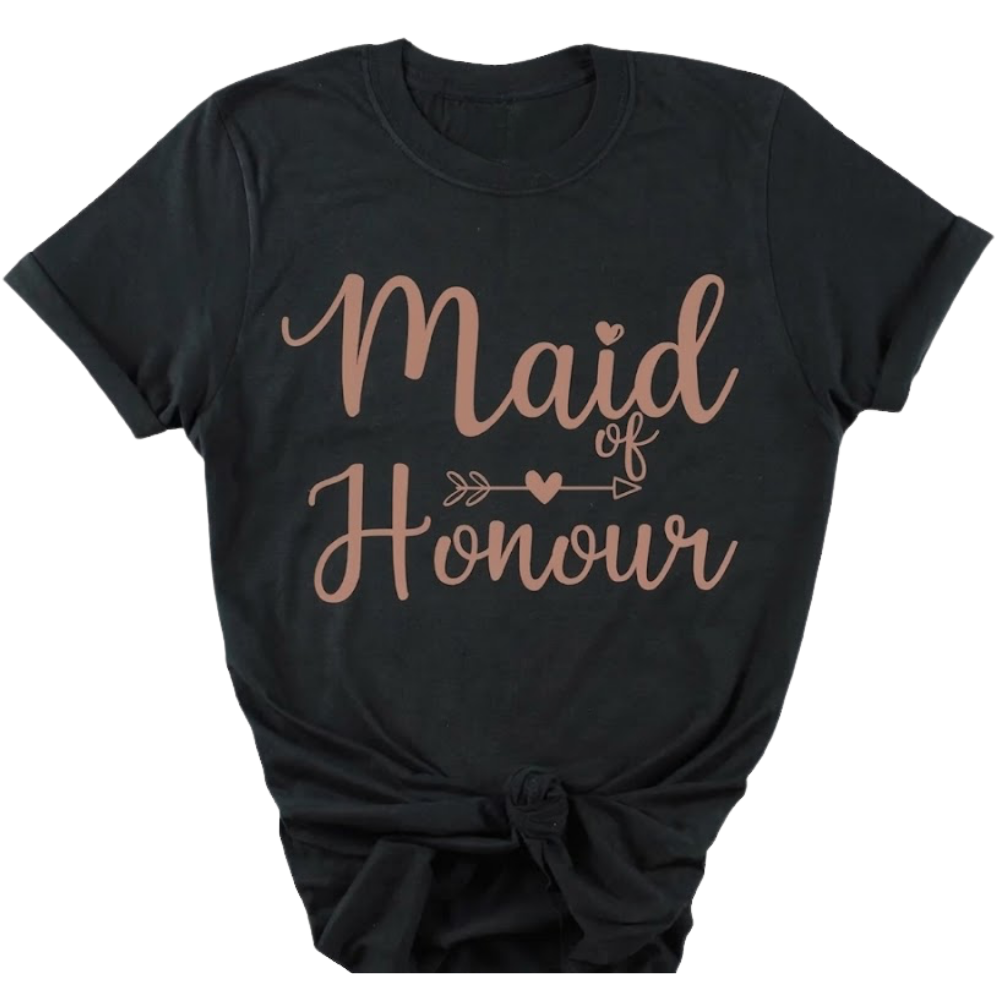 Bride Shower Party Matching T Shirts, Maid Of Honor Team Bride Bride Squad Matching Bridal Party Shirts ET1028