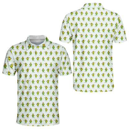 Men's Funny Corn Golf Polo Shirt, Corn Golf Shirts GE0563