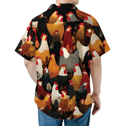 Chicken Hawaiian Shirt For Men And Women, Chicken Lover Hawaiian Shirt HE0364
