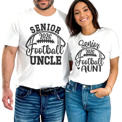 Custom Senior Football Matching Family T Shirts, Personalized Senior Football Night Matching Shirts For Family ET0504