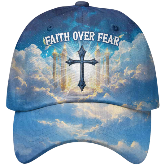 Faith Of Fear Heaven's Gate Baseball Cap, Christian Cross  3D Printed Cap Hat CP0554
