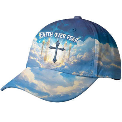 Faith Of Fear Heaven's Gate Baseball Cap, Christian Cross  3D Printed Cap Hat CP0554