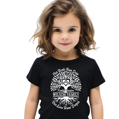 Our Roots Run Deep Our Love Runs Deeper Custom Matching Family Reunion T Shirts, Personalized Shirts For Family Reunion ET0468