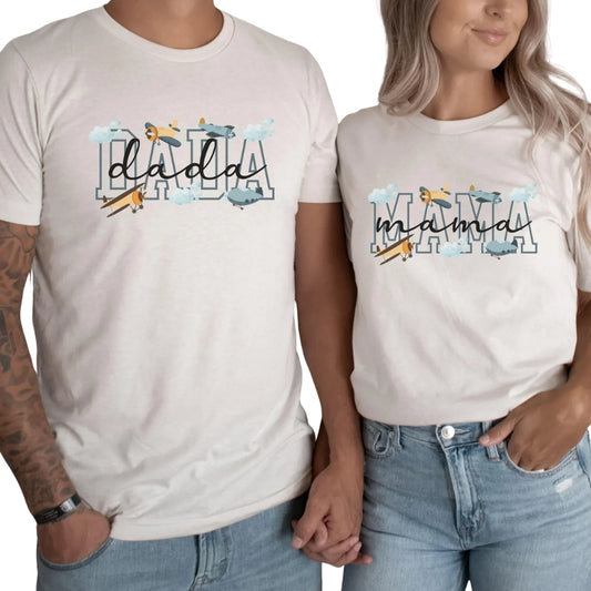 Matching Airplane First Birthday Family T Shirts, Airplane 1st Birthday Matching Shirts For Family ET0469