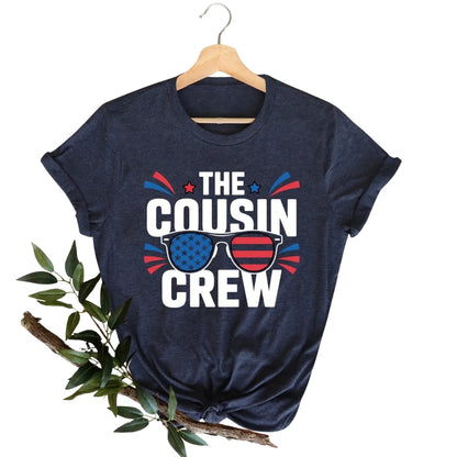 The Cousin Crew Matching 4th Of July T Shirts, Independence Day Matching Family Shirts ET0587