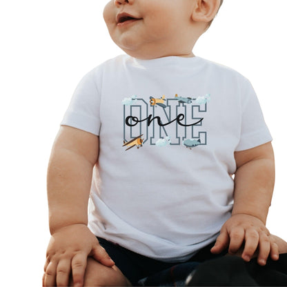 Matching Airplane First Birthday Family T Shirts, Airplane 1st Birthday Matching Shirts For Family ET0469