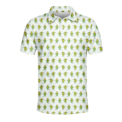 Men's Funny Corn Golf Polo Shirt, Corn Golf Shirts GE0563