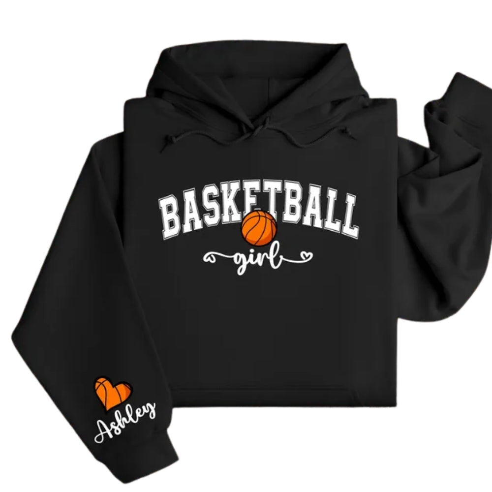 Custom Basketball Girl Hoodie, Custom Basketball Hoodie 2D0513