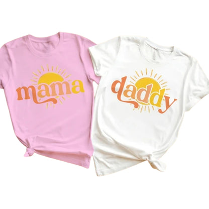 First Trip Around The Sun Matching 1st Birthday Family T Shirts, Custom Sun First Birthday Shirts For Family ET0319