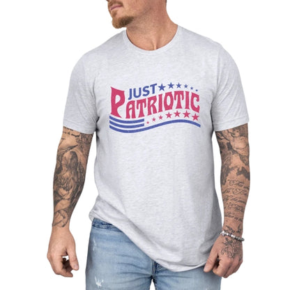 Just Patriotic And Pregnant Matching Baby Announcement 4th Of July Shirt For Husband And Wife, Pregnancy Announcement Matching Shirts For Couple ET0738