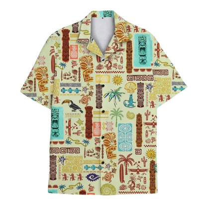 Tropical Tiki Hawaiian Shirt For Men And Women, Tiki Hawaiian Shirts HE0307