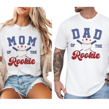 Rookie Of The Year Custom Baseball First Birthday Matching Family T Shirts, Custom Baseball Birthday Shirts For Family ET0320