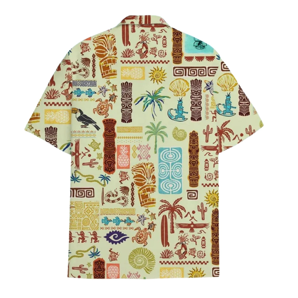 Tropical Tiki Hawaiian Shirt For Men And Women, Tiki Hawaiian Shirts HE0307