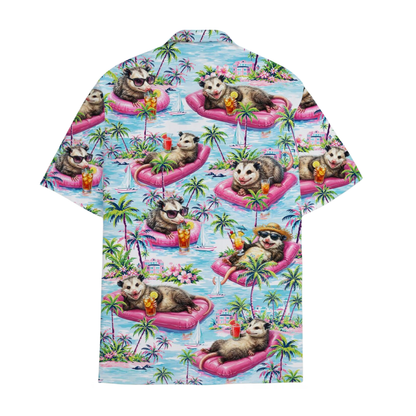 Opossum Beach Tropical Hawaiian Shirt Men Women, Opossum Lover Hawaiian Shirt HE0790