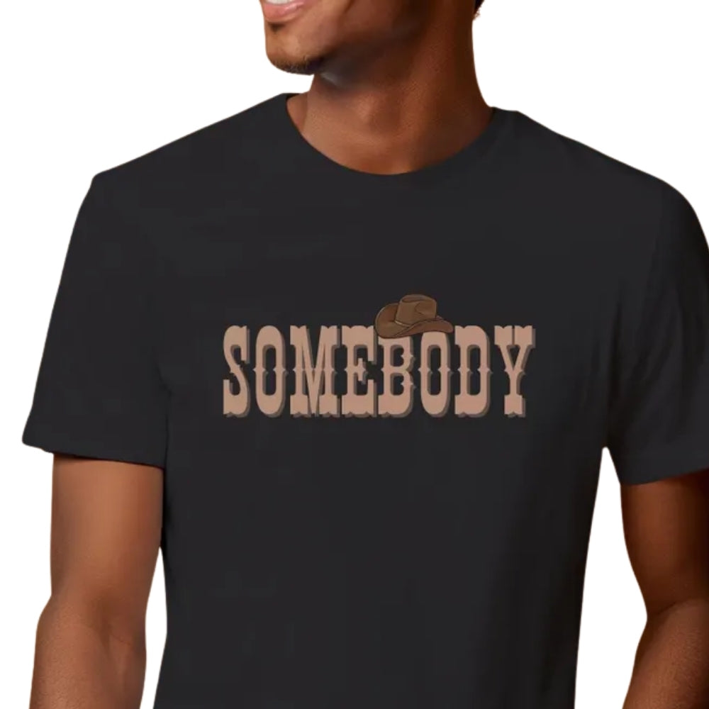 Somebody Somebody's Problem Matching Cowboy Cowgirl Couple T Shirt, Western Matching Shirts For Couple ET0739