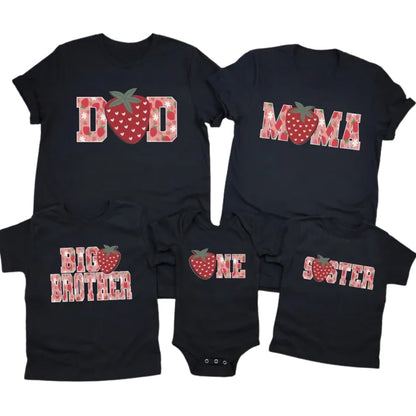 Berry First Birthday Matching Family T Shirt, 1st Birthday Strawberry Shirts For Family ET0198