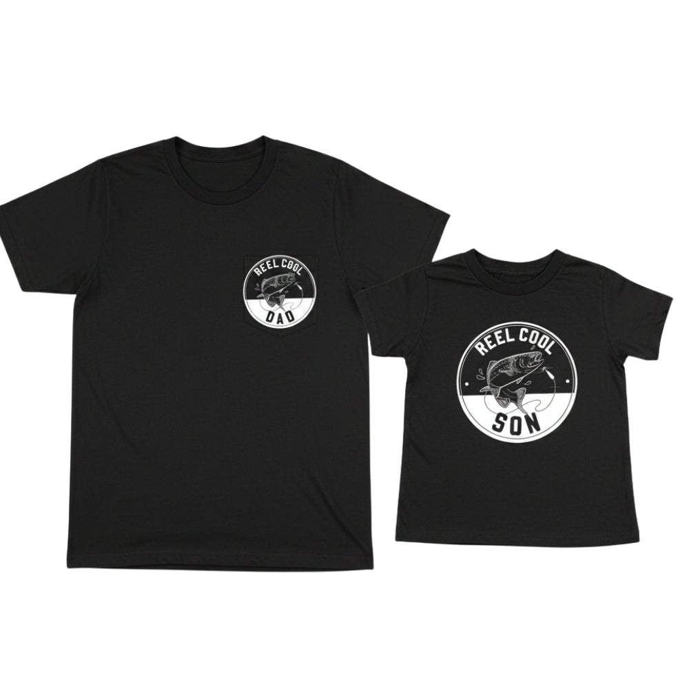 Reel Cool Dad Reel Cool Son Matching Father Son T Shirts, Fishing Lovers Matching Shirts For Dad Son ET0590