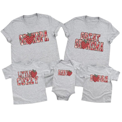 Berry First Birthday Matching Family T Shirt, 1st Birthday Strawberry Shirts For Family ET0198