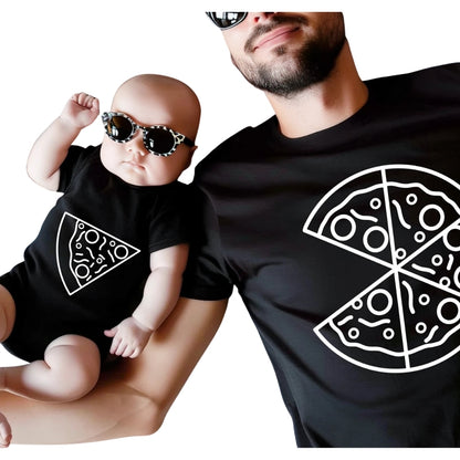 Pizza Slice Dad And Son Matching T Shirts For Father Day, Matching Pizza Family Shirts ET0591