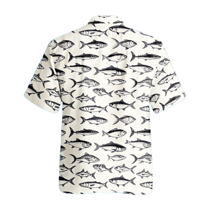 Vintage Fish Hawaiian Shirt For Men Women, Fish Lover Hawaiian Shirt HE0792