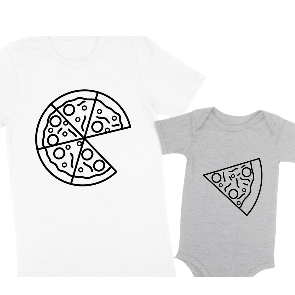 Pizza Slice Dad And Son Matching T Shirts For Father Day, Matching Pizza Family Shirts ET0591