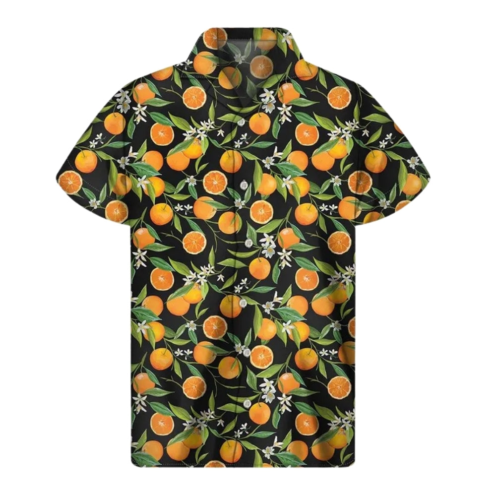 Tropical Citrus Hawaiian Shirt For Men Women, Citrus Hawaiian Shirts HE0312