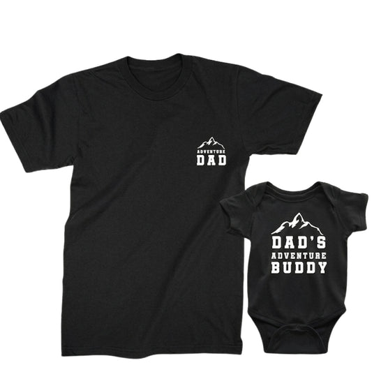 Adventure Dad Dad's Adventure Buddy Matching Dad Son T Shirt, Matching Daddy And Me Shirts For Father Day ET0916
