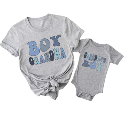 Boy Grandma Grandma's Boy Matching Grandma And Me T Shirts, Matching Grandma And Grandson Shirts Mother Day ET0324