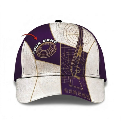 Custom Trap Shooting Clay Baseball 3D Printed Cap, Custom Shooting Lover Cap Hat CP0721