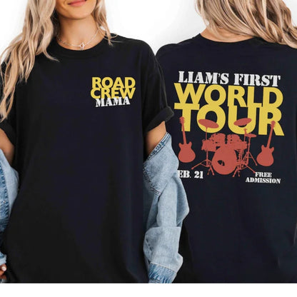 First World Tour Matching Family T Shirts For 1st Birthday, Music First Birthday Matching Shirts For Family ET0325