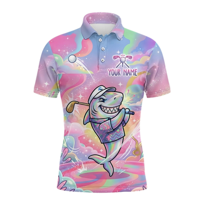 Women's Custom Dolphin Golf Polo Shirt, Custom Dolphin Team Golf Shirt For Ladies GZ0399