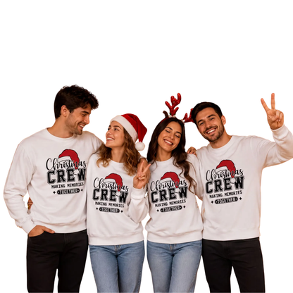 Christmas Crew Making Memories Together Matching Family Sweatshirt, Christmas Family Sweatshirts ET1286