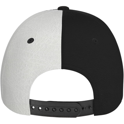 Personalized Name Chef Baseball Cap Black White, Custom Chef 3D Printed Cap Hat CP0564