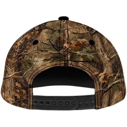 Personalized Name Deer Hunting 3D Baseball Cap, Custom Deer Hunters Caps Hats CP0527