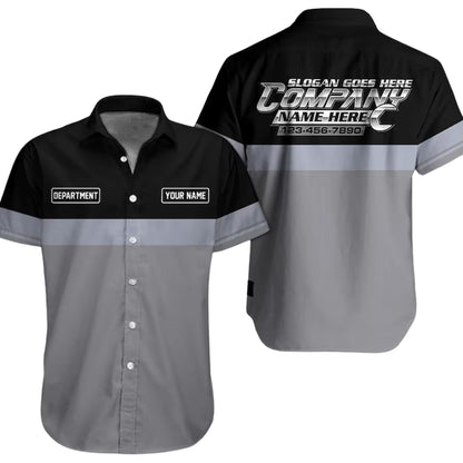 Custom Mechanic Hawaiian Shirts With Name, Custom Mechanic Uniform Shirts HE0104