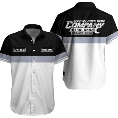 Custom Mechanic Hawaiian Shirts With Name, Custom Mechanic Uniform Shirts HE0104