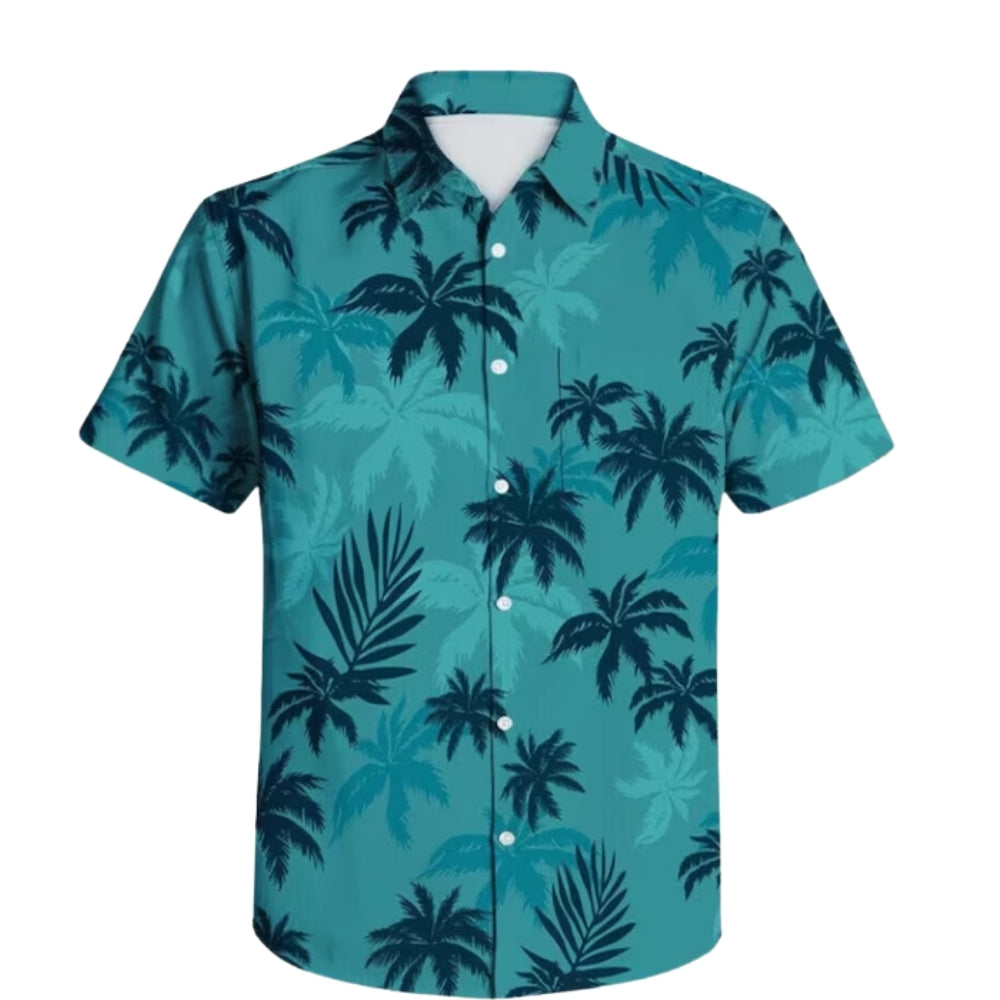 Tropical Palm Tree Hawaiian Shirt For Men Women, Palm Tree Hawaiian Shirts HE0314