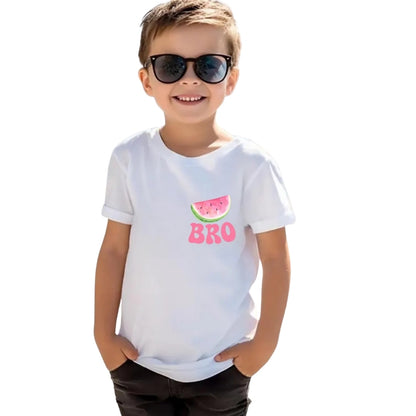 Custom Watermelon One First Birthday Matching Family T Shirts, Custom 1st Birthday Watermelon Matching Shirts For Family ET0479