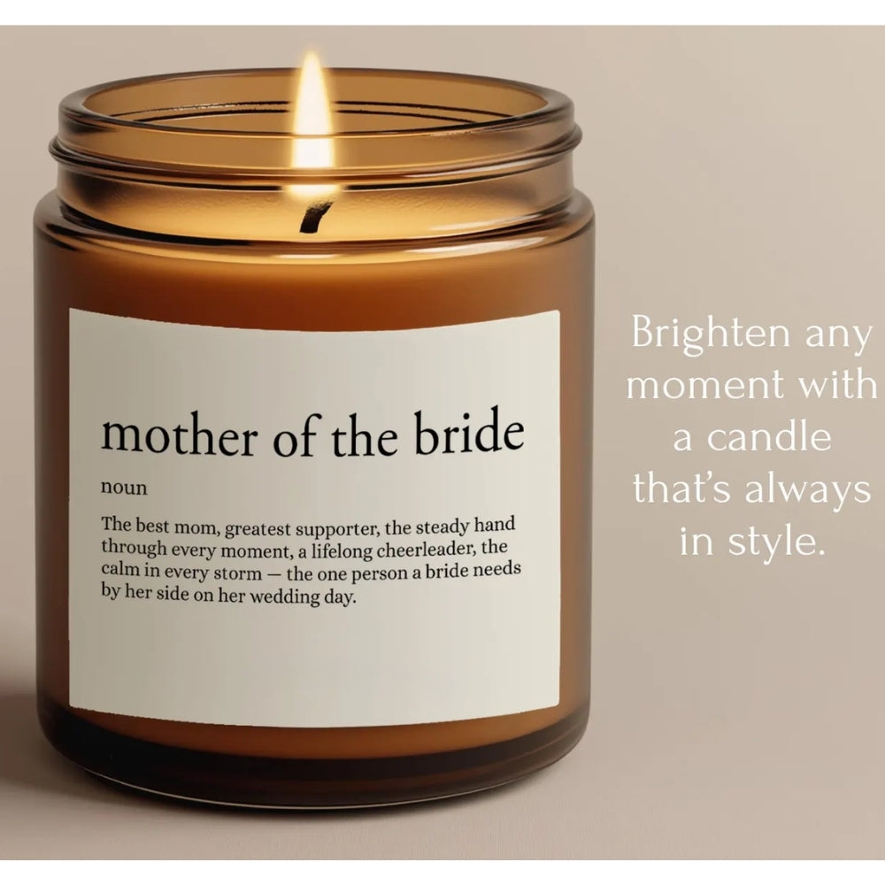 Mother of the Bride Candle, Wedding Candle For Mom WD0058
