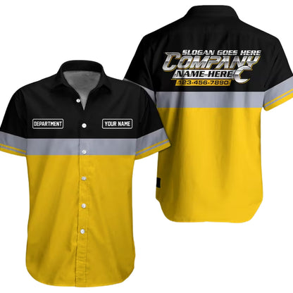 Custom Mechanic Hawaiian Shirts With Name, Custom Mechanic Uniform Shirts HE0104