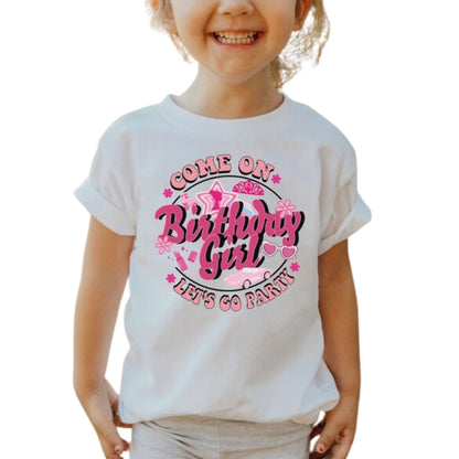 Come On Let's Go Party Custom Matching Birthday T Shirts, Custom Birthday Party Shirts For Family ET0200