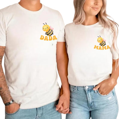 Custom Bee First Birthday Family Matching T Shirts, Custom Family Matching 1st Birthday Shirts ET0067