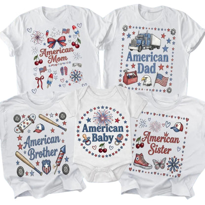 Matching 4th Of July Family T Shirts, Independence Day Matching Shirts For Family ET0598