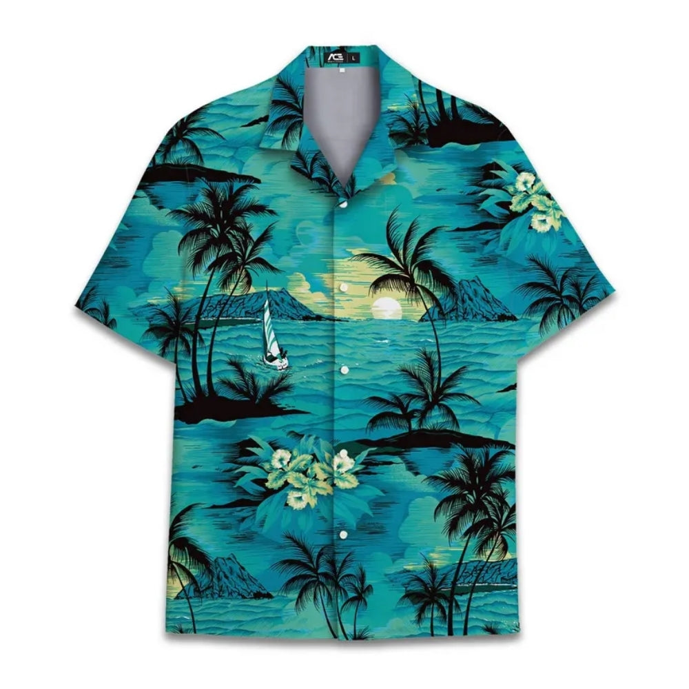 Beach Tropical Hawaiian Shirt For Men And Women, Beach Lovers Hawaiian Shirts HE0123