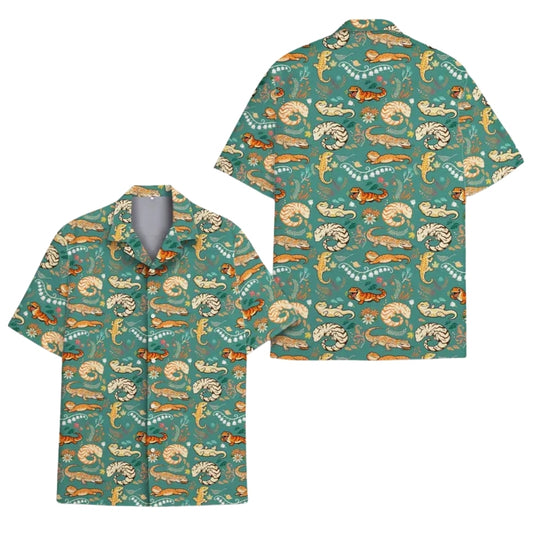 Reptile Tropical Hawaiian Shirts For Men Women, Reptile Animal Hawaiian Shirts HE0320