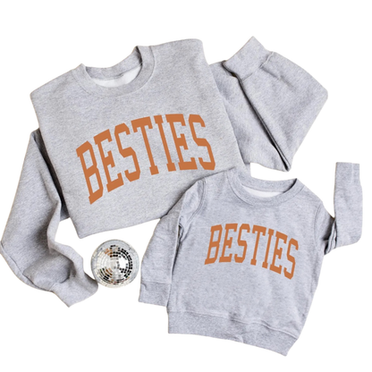 Bestie Sweatshirt For Mom Daughter Son, Matching Mommy And Me Sweatshirts ET1380