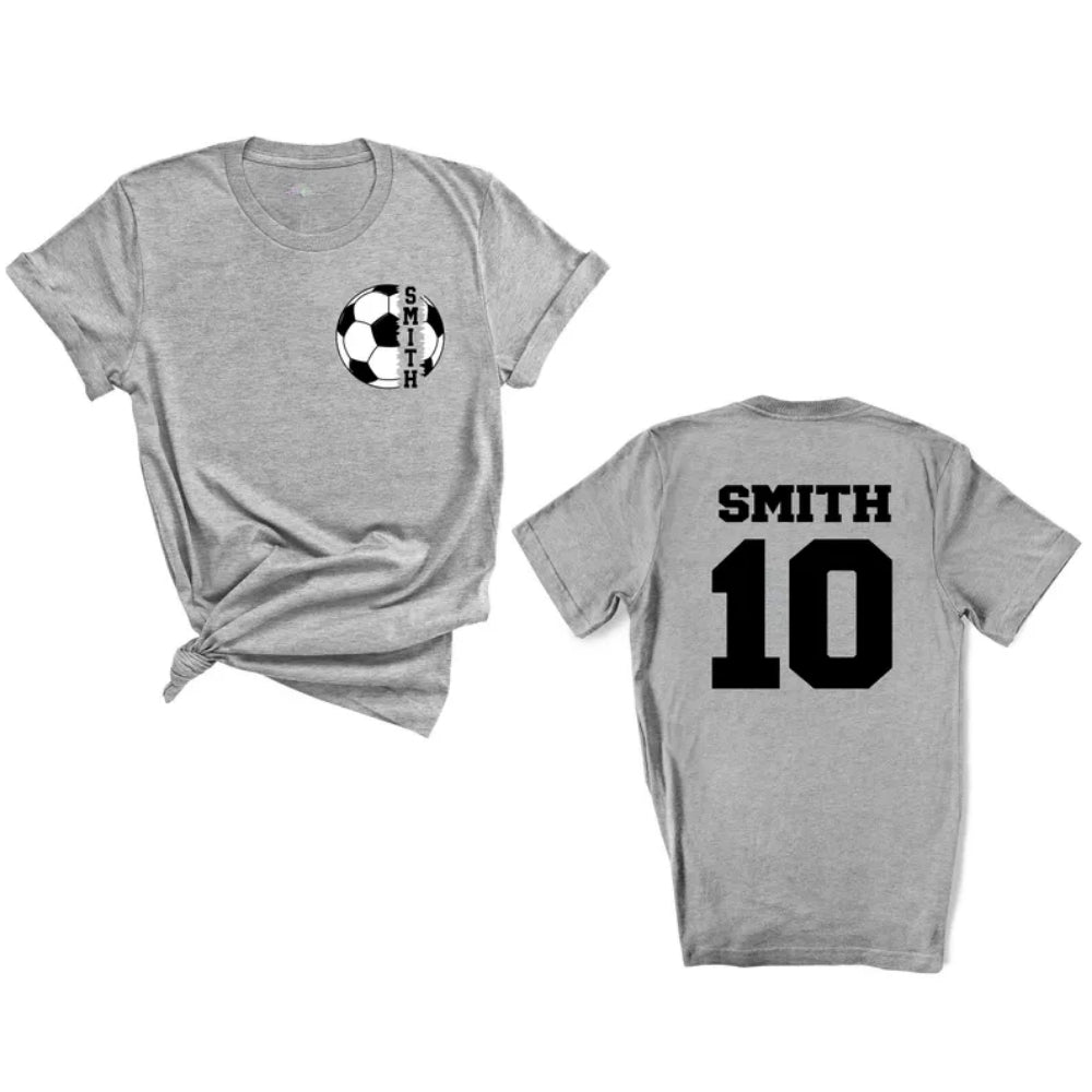 Custom Soccer Family Matching T Shirts, Custom Soccer Family Shirts ET0507