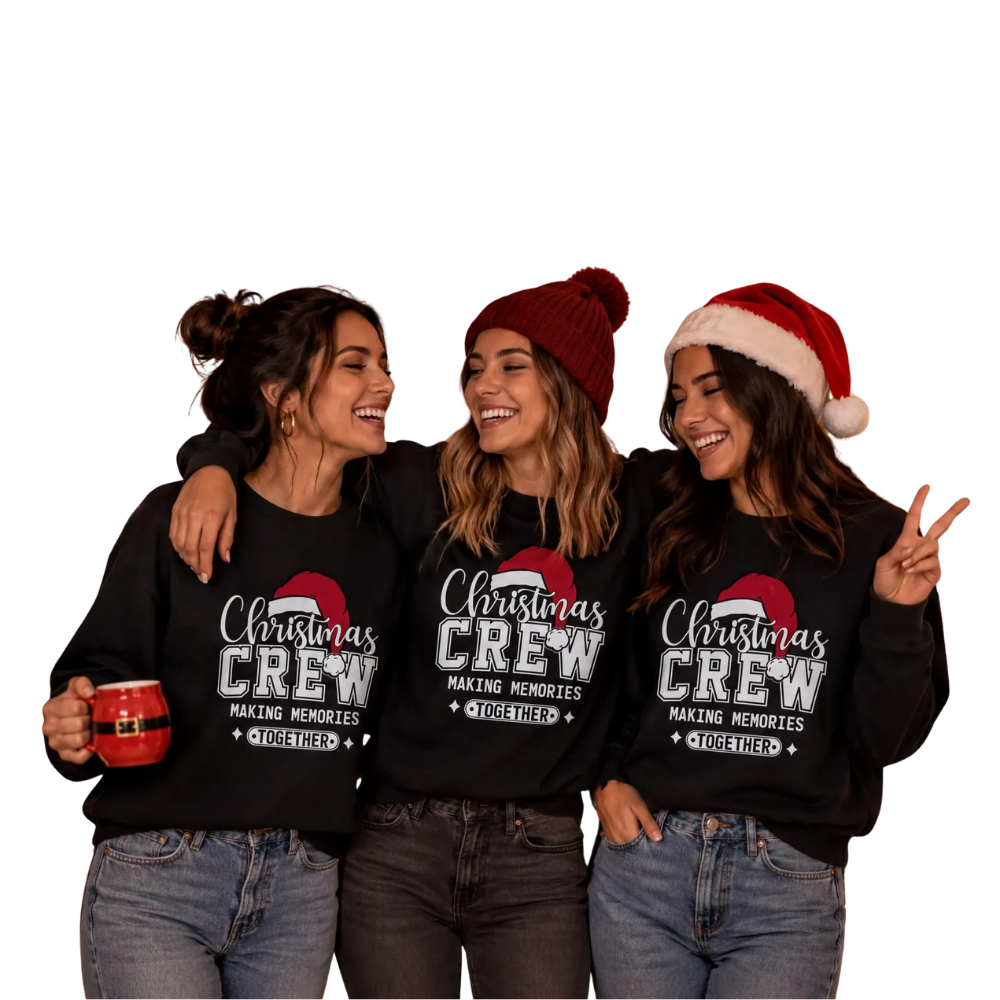 Christmas Crew Making Memories Together Matching Family Sweatshirt, Christmas Family Sweatshirts ET1286