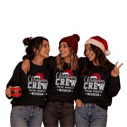 Christmas Crew Making Memories Together Matching Family Sweatshirt, Christmas Family Sweatshirts ET1286
