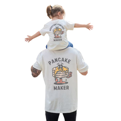 Assistance Pancake Pancake Maker Matching Dad With Daughter T Shirt, Pancake Matching Family Shirts For Father Day ET0920